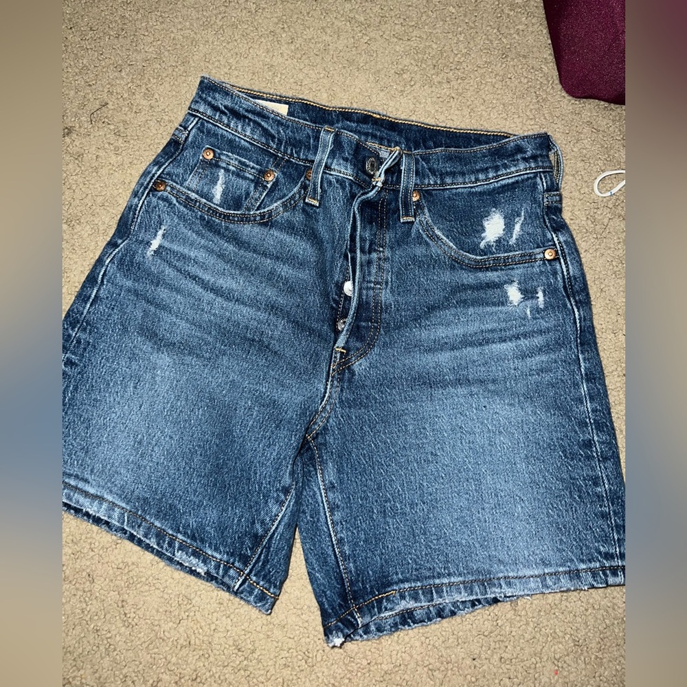Women’s Levi’s 501Blue Denim Shorts